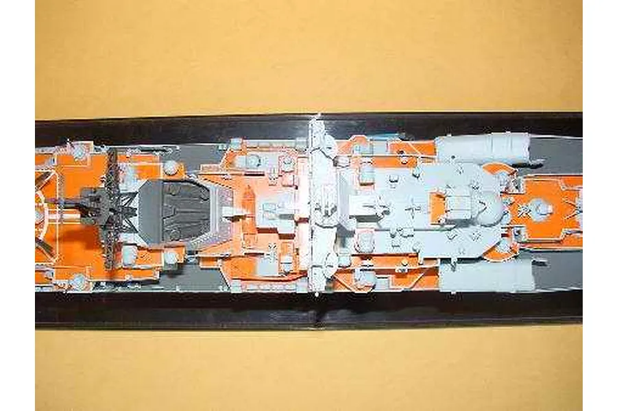 Trumpeter 1/200 Russian Sovremenny Type 956E Destroyer Plastic Model Kit image 25492