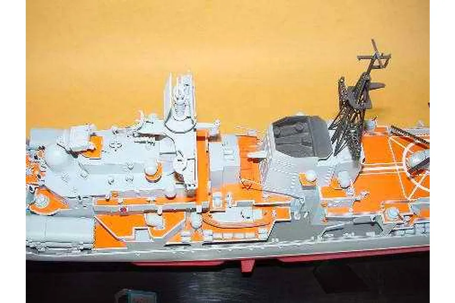 Trumpeter 1/200 Russian Sovremenny Type 956E Destroyer Plastic Model Kit image 25493