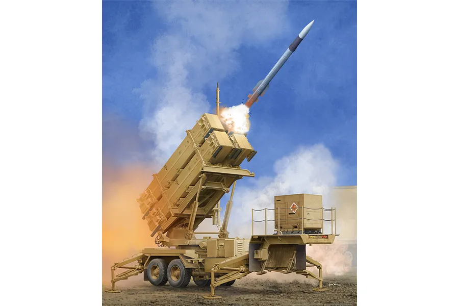 Trumpeter 1/35 US M901 Launching Station w/ MIM-104F Patriot SAM System (PAC-3) Scaled Plastic Model Kit image 25733