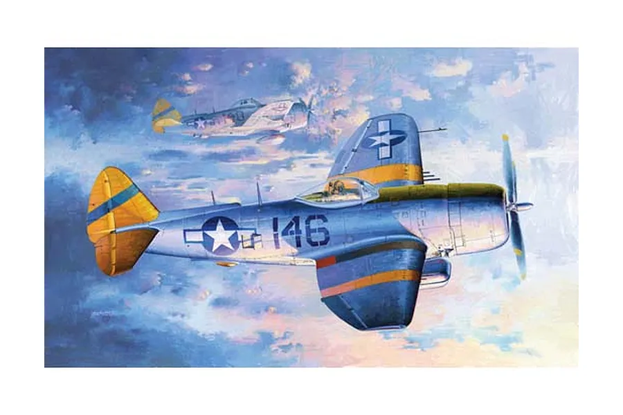 Trumpeter 1/32 P-47N Thunderbolt Fighter Scaled Plastic Model Kit image 25916
