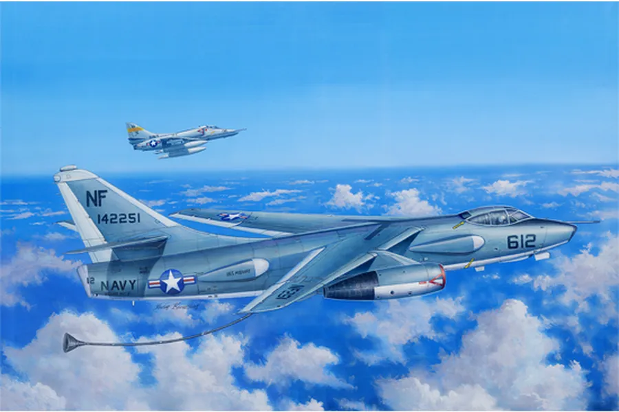 Trumpeter 1/48 EKA-3B Skywarrior Strategic Bomber Scaled Plastic Model Kit image 25929