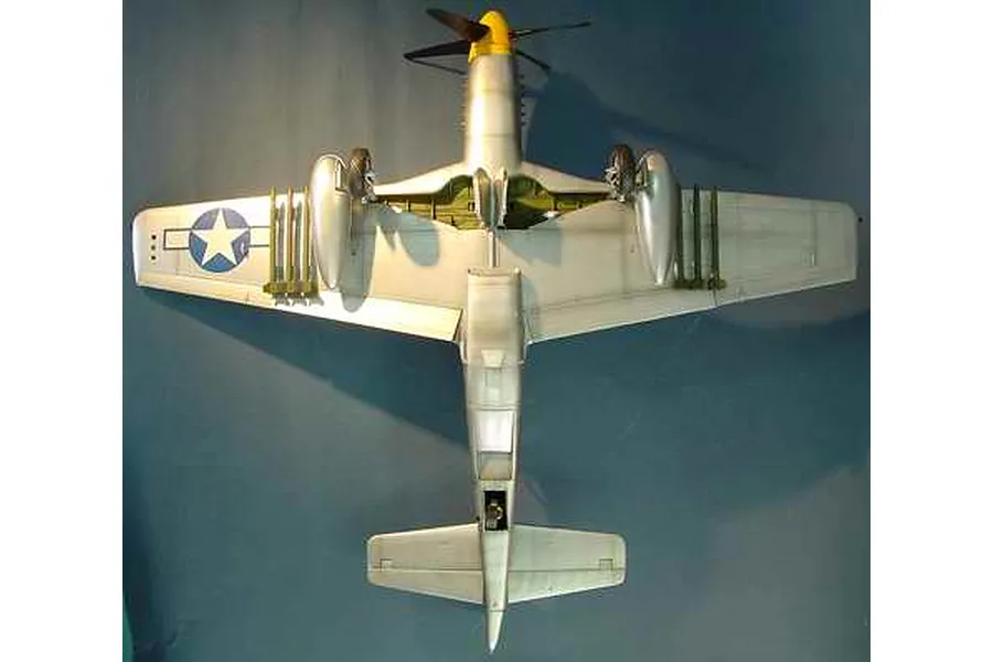 Trumpeter 1/24 North American P-51D Mustang IV Fighter Scaled Plastic Model Kit image 25949