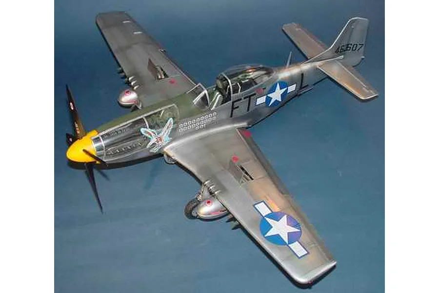 Trumpeter 1/24 North American P-51D Mustang IV Fighter Scaled Plastic Model Kit image 25950
