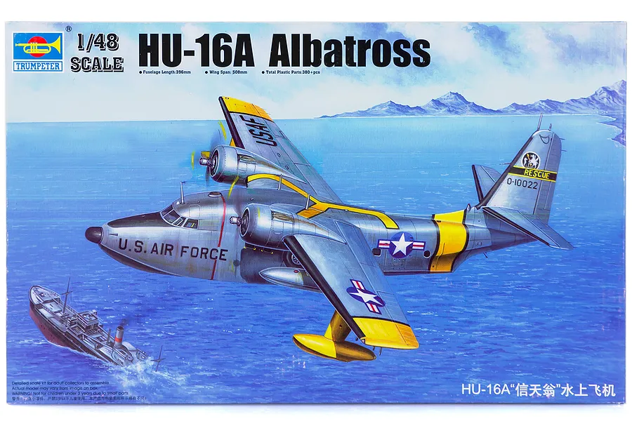 Trumpeter 1/48 U.S. HU-16A Albatross Search &amp;amp; Rescue Scaled Plastic Model Kit image 26141