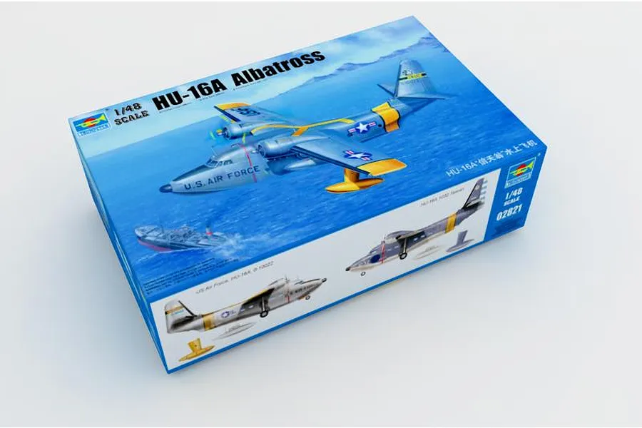 Trumpeter 1/48 U.S. HU-16A Albatross Search &amp;amp; Rescue Scaled Plastic Model Kit image 26143