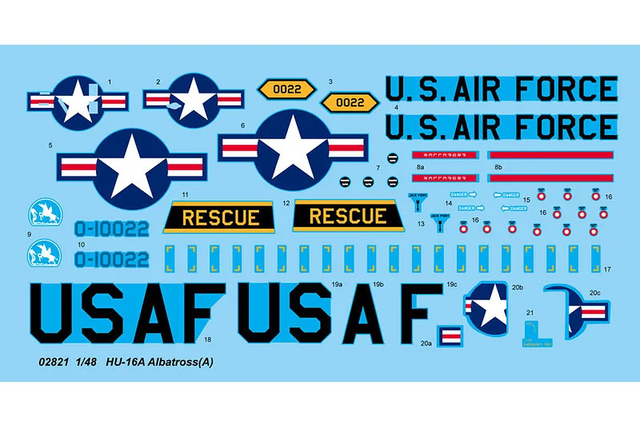 Trumpeter 1/48 U.S. HU-16A Albatross Search &amp;amp; Rescue Scaled Plastic Model Kit image 26144