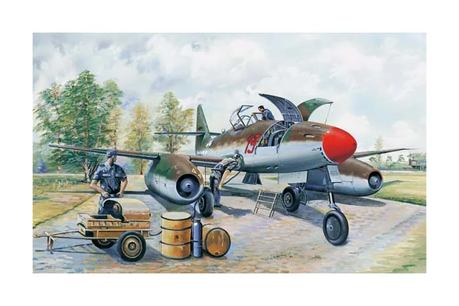 Trumpeter 1/32 Messerschmitt Me 262 A-la (Clear Edition) Fighter Jet Scaled Plastic Model Kit image 26197