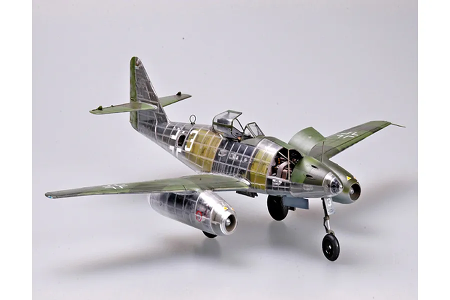 Trumpeter 1/32 Messerschmitt Me 262 A-la (Clear Edition) Fighter Jet Scaled Plastic Model Kit image 26207