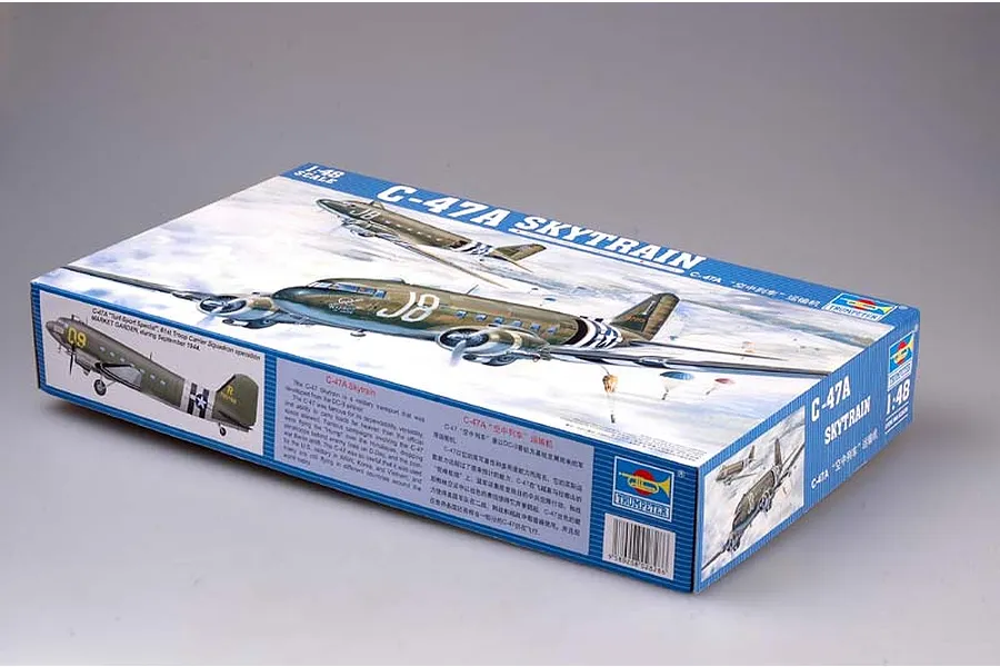 Trumpeter 1/48 C-47 A Skytrain Transport Aircraft Scaled Plastic Model Kit image 26250