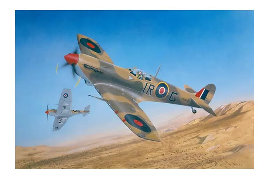 Trumpeter 1/24 Supermarine Spitfire Mk. VB/TROP Fighter Scaled Plastic Model Kit image 26304