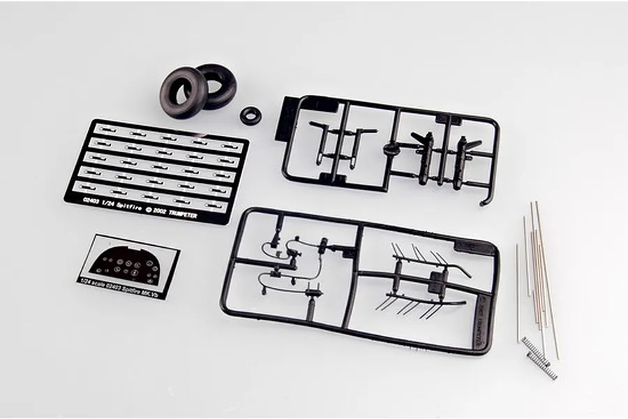 Trumpeter 1/24 Supermarine Spitfire Mk. VB/TROP Fighter Scaled Plastic Model Kit image 26306