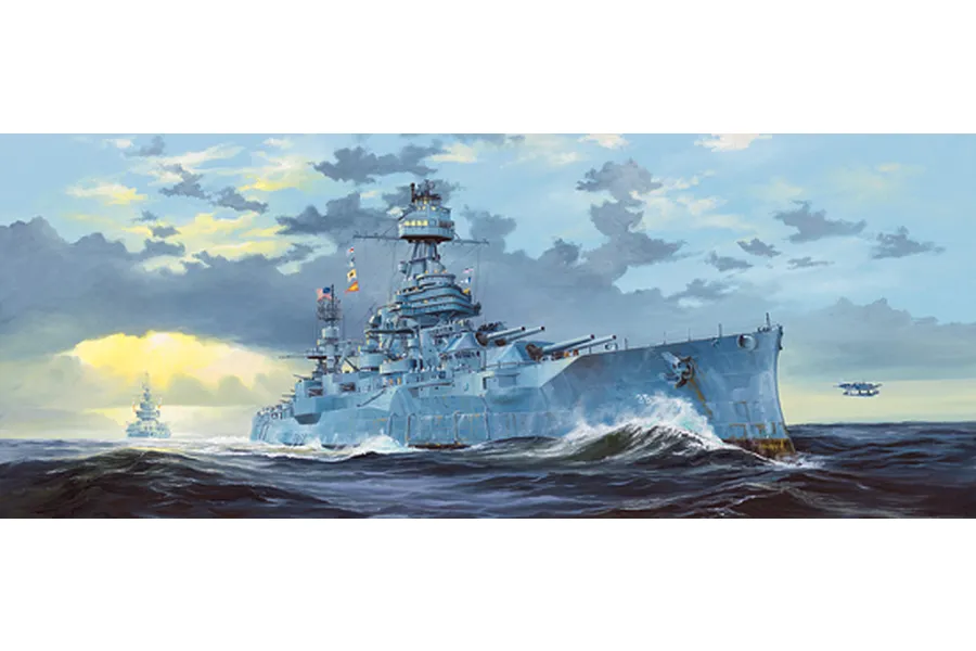 Trumpeter 1/350 USS Texas BB-35 Battleship Plastic Model Kit image 2