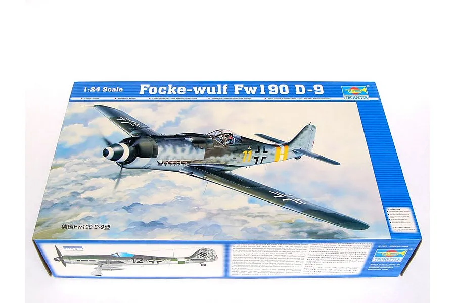 Trumpeter 1/24 Focke-wulf Fw 190 D-2 Fighter Scaled Plastic Model Kit image 13