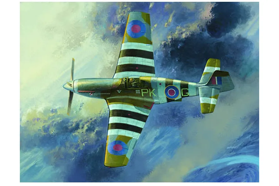 Trumpeter 1/32 P-51B Mustang III Fighter Scaled Plastic Model Kit w/ Australian Decals image 26538