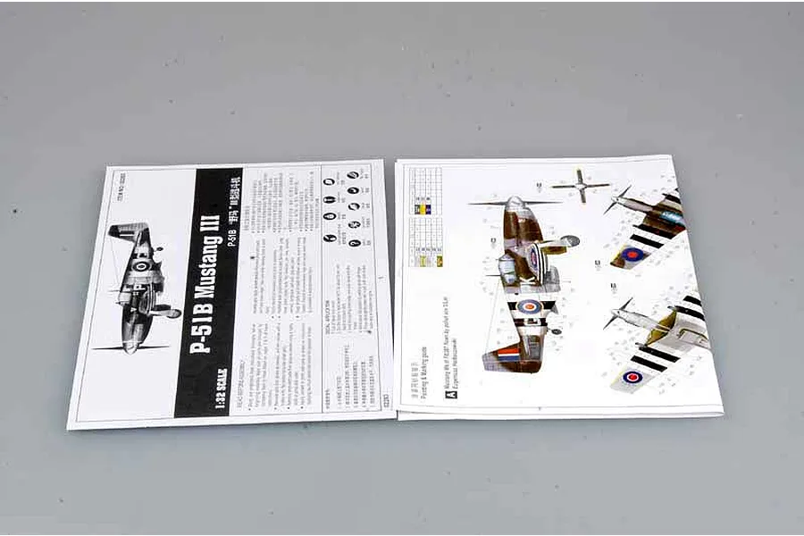 Trumpeter 1/32 P-51B Mustang III Fighter Scaled Plastic Model Kit w/ Australian Decals image 26541