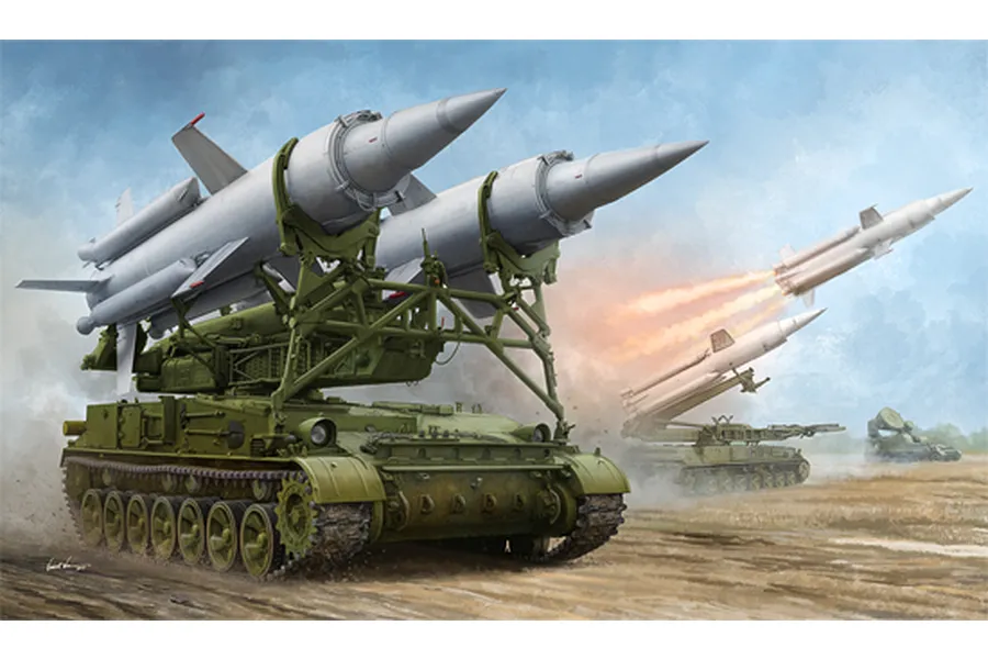 Trumpeter 1/35 Soviet 2K11A TEL w/ 9M8M Missile Krug-A Scaled Plastic Model Kit image 26621