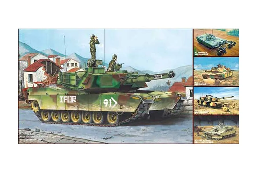 Trumpeter 1/35 U.S. M1A1/A2 Abrams (5 in 1) Tank Scaled Plastic Model Kit image 26660