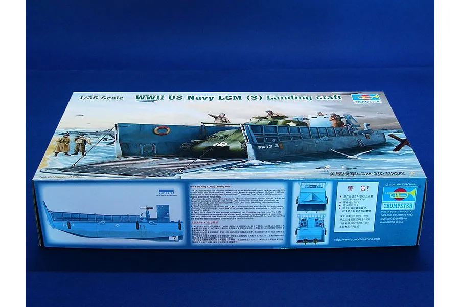 Trumpeter 1/35 USN WWII LCN 3 Vehicle Landing Craft Plastic Model Kit image 26763