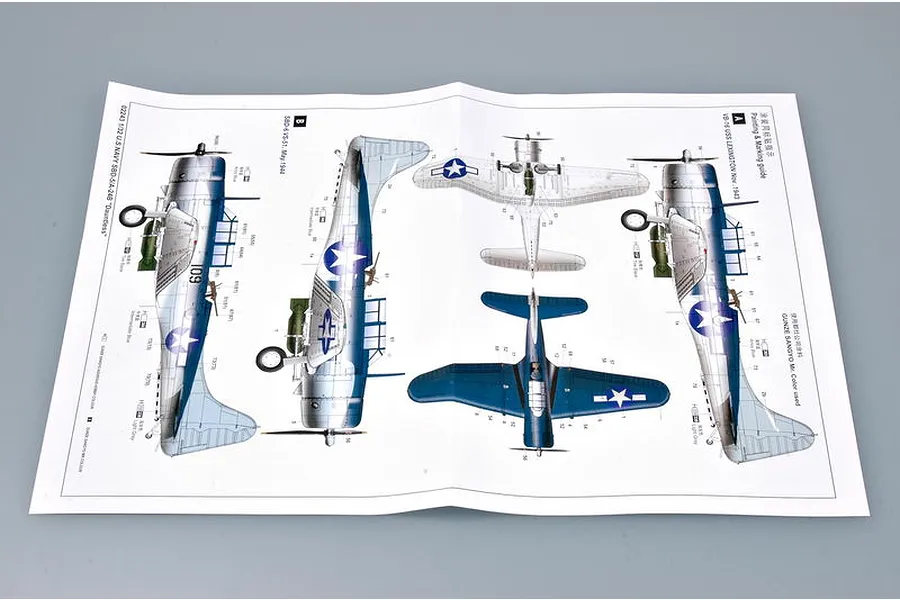 Trumpeter 1/32 U.S Navy SBD-5/A-24B Dauntless Bomber Scaled Plastic Model Kit image 4