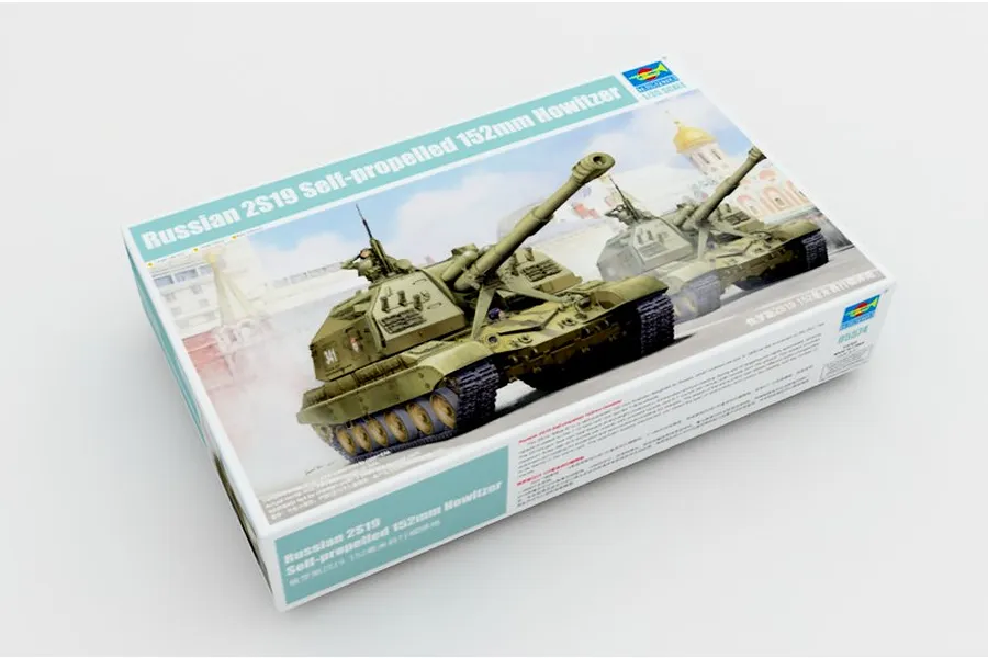 Trumpeter 1/35 Russian 2S19 152mm Self-Propelled Gun Scaled Plastic Model Kit image 26981