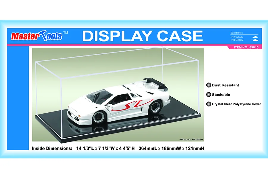 Trumpeter Model Plastic Display Case 364x186x121mm image 27092