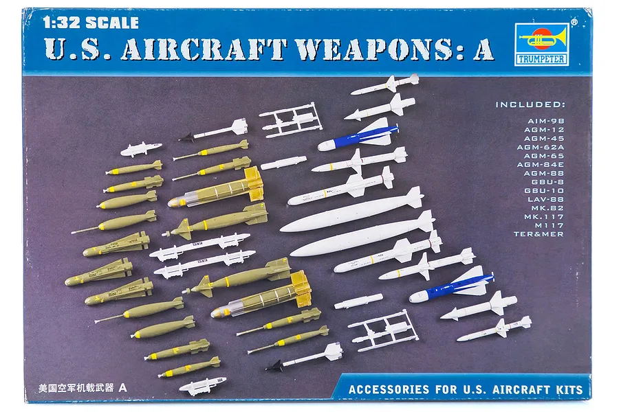 Trumpeter 1/32 US Aircraft Weapons Set A image 27233