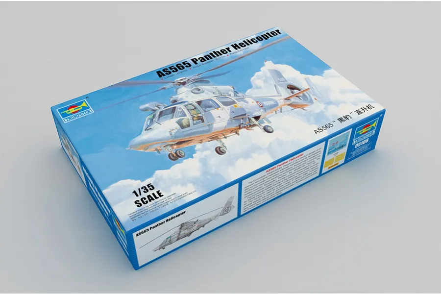 Trumpeter 1/35 AS565 Panther Helicopter Scaled Plastic Model Kit image 27279
