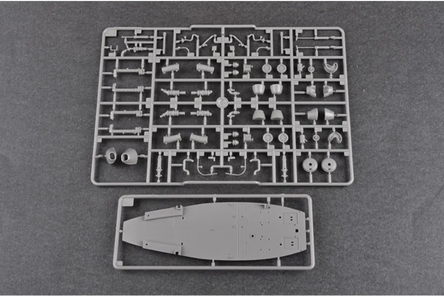 Trumpeter 1/35 US Coast Guard HH-65C Dolphin Helicopter Scaled Plastic Model Kit image 27400