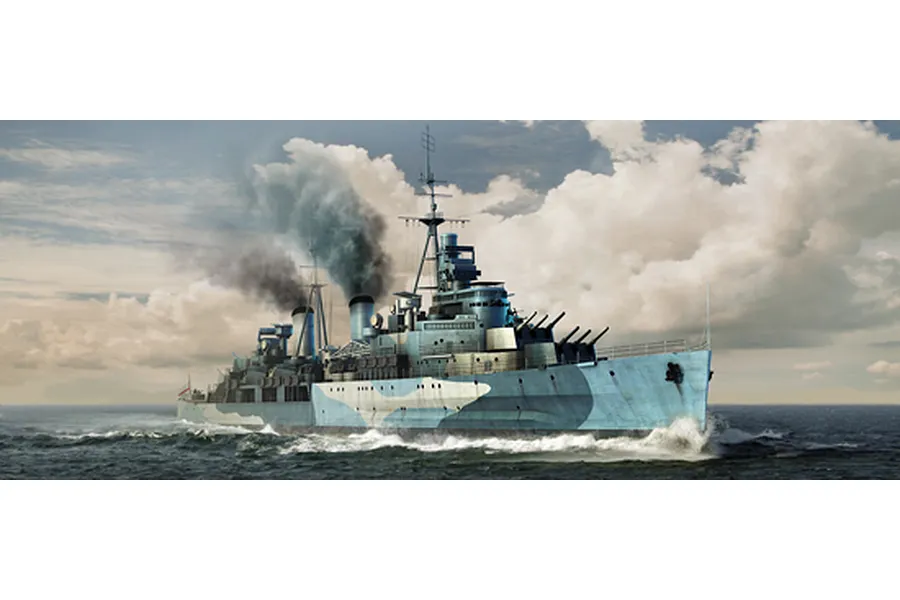 Trumpeter 1/350 HMS Belfast 1942 Light Cruiser Plastic Model Kit image 27453