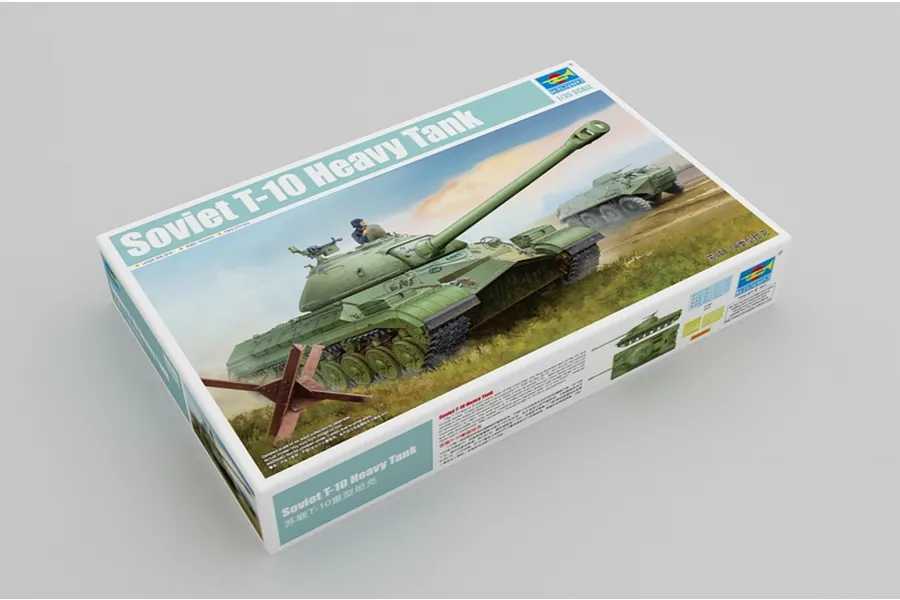 Trumpeter 1/35 Soviet T-10 Heavy Tank Scaled Plastic Model Kit image 27682