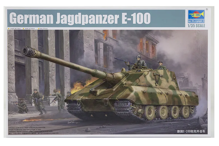 Trumpeter 1/35 German Jagdpanzer E-100 Self-Propelled Gun Scaled Plastic Model Kit image 27772