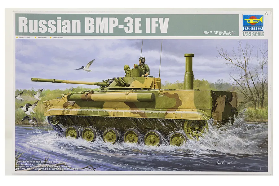 Trumpeter 1/35 Russian BMP-3EIFV Tank Scaled Plastic Model Kit image 27884