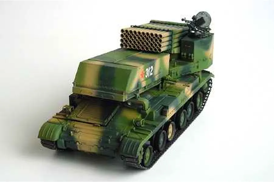 Trumpeter 1/35 Chinese 122mm Type 89 Multiple Rocket Launcher Self-Propelled Scaled Plastic Model Kit image 27919