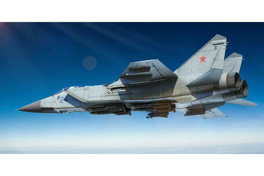 Trumpeter 1/72 Russian MiG-31 Foxhound Fighter Jet Scaled Plastic Model Kit image 27923