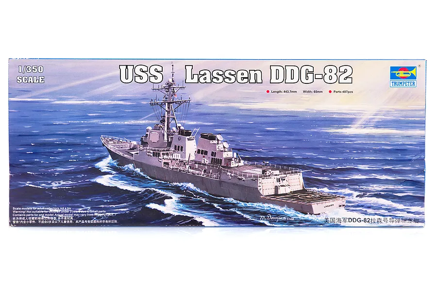 Trumpeter 1/350 USS Lassen DDG-82 Missile Destroyer Plastic Model Kit image 27937