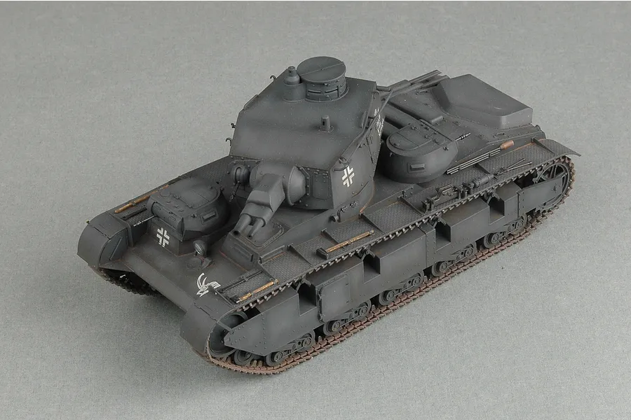 Trumpeter 1/35 German Neubaufahrzeug Nr.3-5 Tank Scaled Plastic Model Kit image 28072