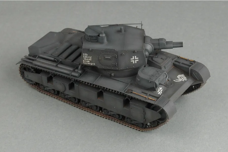 Trumpeter 1/35 German Neubaufahrzeug Nr.3-5 Tank Scaled Plastic Model Kit image 28074