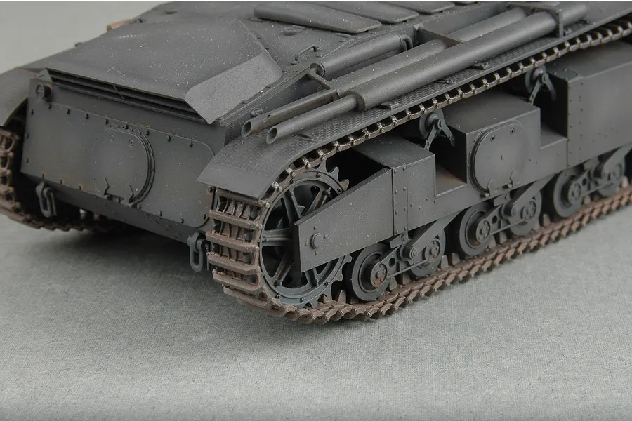 Trumpeter 1/35 German Neubaufahrzeug Nr.3-5 Tank Scaled Plastic Model Kit image 28085