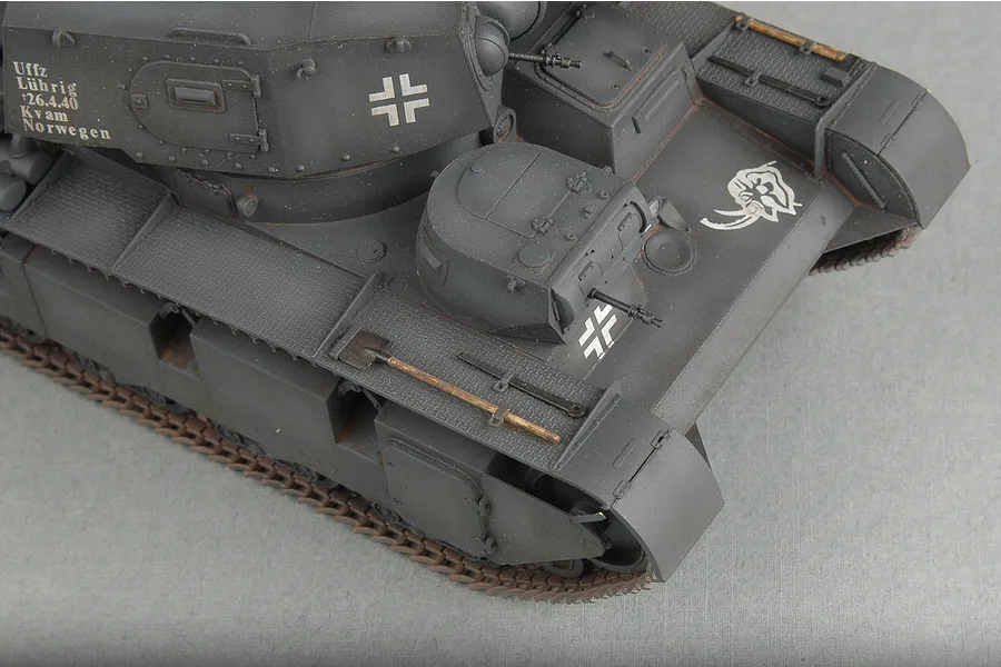 Trumpeter 1/35 German Neubaufahrzeug Nr.3-5 Tank Scaled Plastic Model Kit image 28088