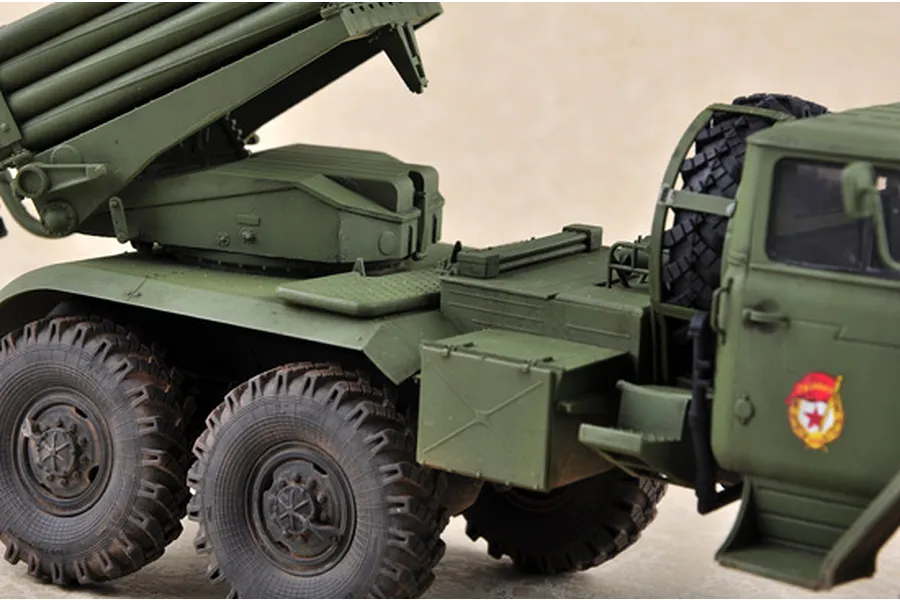 Trumpeter 1/35 Russian BM-21 Grad Multiple Rocket Launcher Truck Scaled Plastic Model Kit image 28143