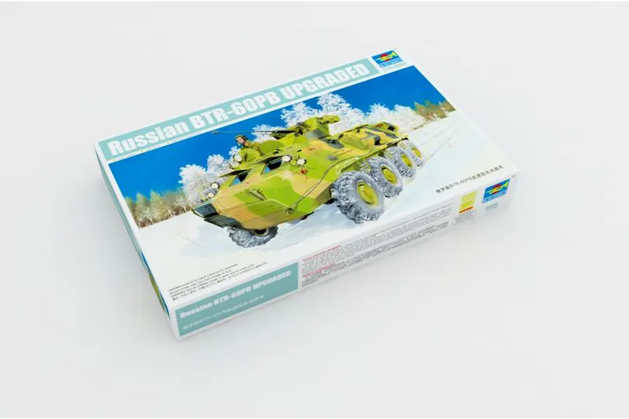 Trumpeter 1/35 Russian BTR-60PB Upgraded Armoured Personnel Carrier Vehicle Scaled Plastic Model Kit image 28174