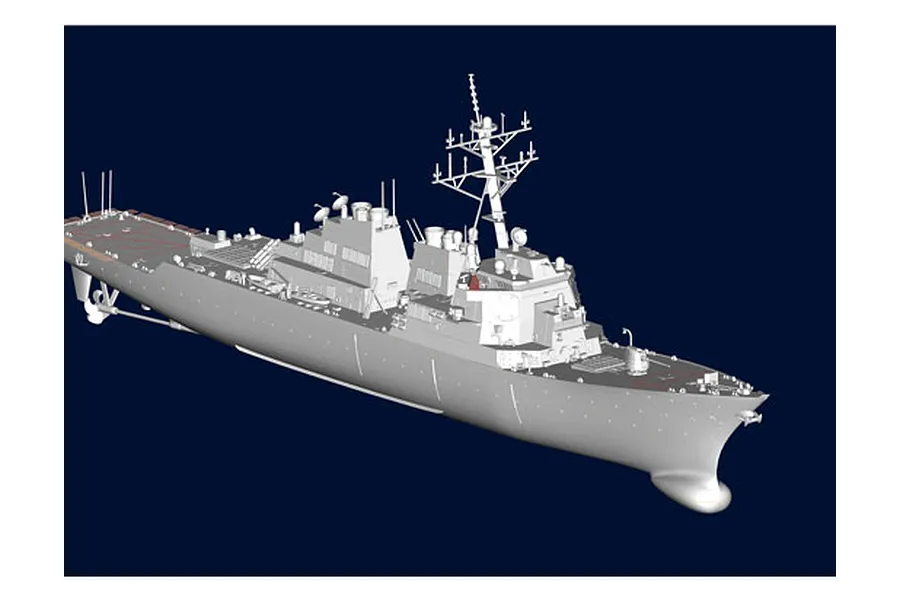 Trumpeter 1/350 USS Cole DDG-67 Missile Destroyer Plastic Model Kit image 28376