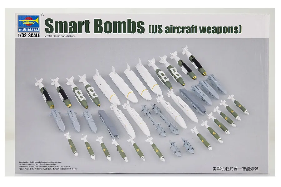 Trumpeter 1/32 US Aircraft Smart Bombs Weapons Set image 28474