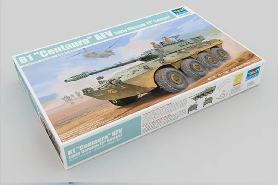 Trumpeter 1/35 B1 Centauro AFV (Early Version) Armoured Car Scaled Plastic Model Kit image 28566