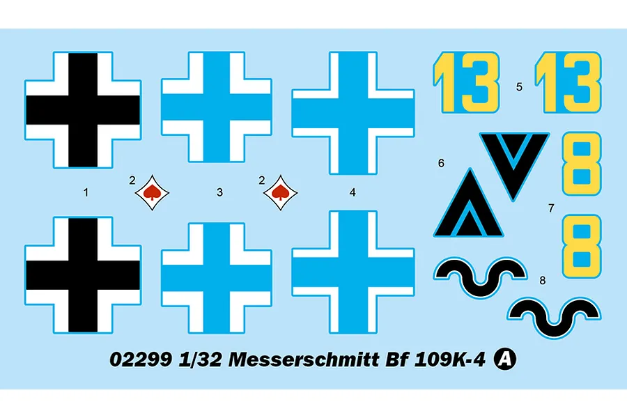 Trumpeter 1/32 Messerschmitt Bf 109K-4 Fighter Scaled Plastic Model Kit image 28630