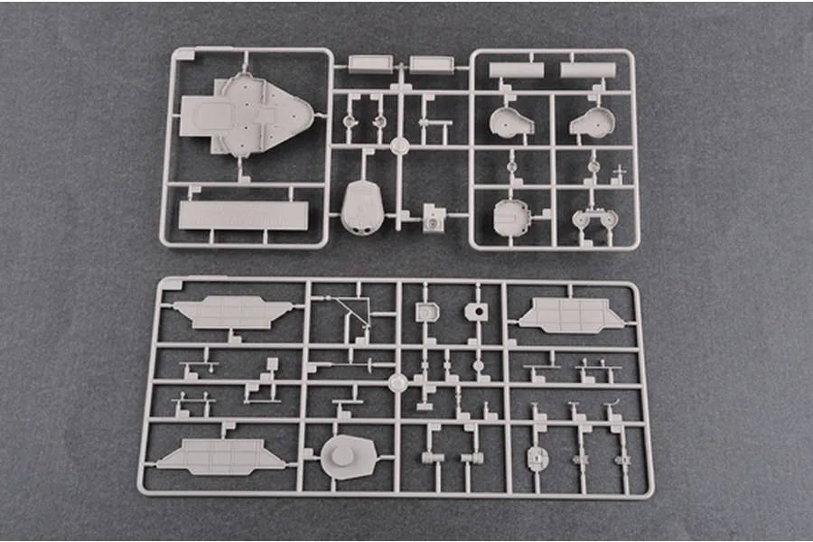 Trumpeter 1/350 HMS Abercrombie Monitor Battleship Plastic Model Kit image 28790