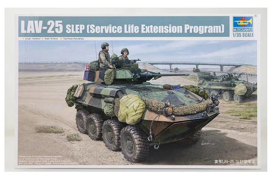 Trumpeter 1/35 LAV-25 SLEP Armoured Vehicle Scaled Plastic Model Kit image 28844