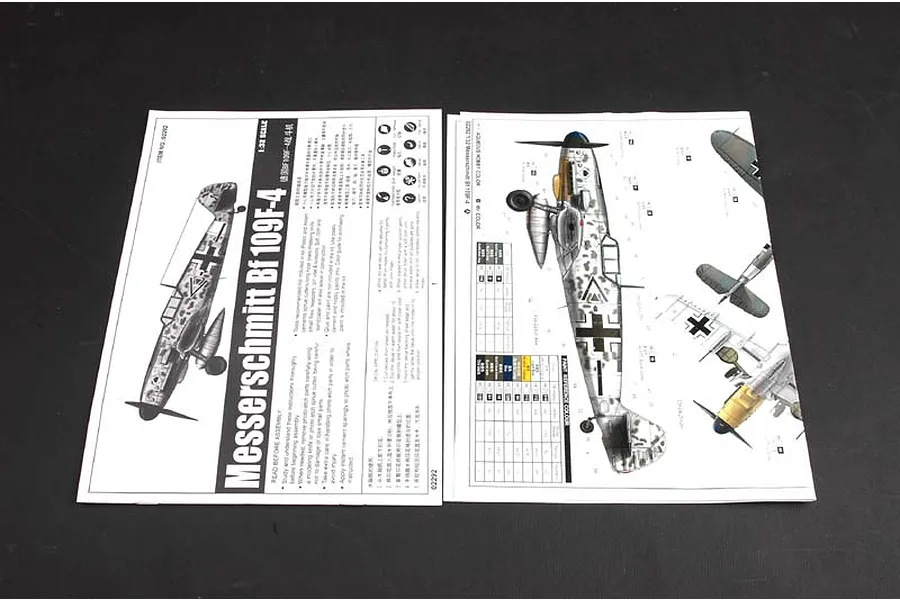 Trumpeter 1/32 Messerschmitt Bf 109F-4 Fighter Scaled Plastic Model Kit image 28930