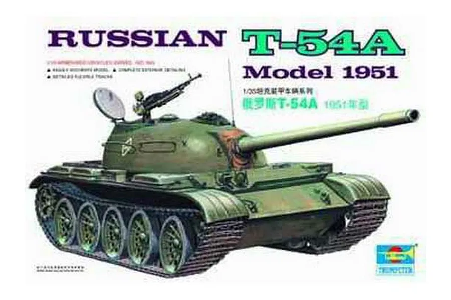 Trumpeter 1/35 Russian 1951 T-54A Tank Scaled Plastic Model Kit image 2