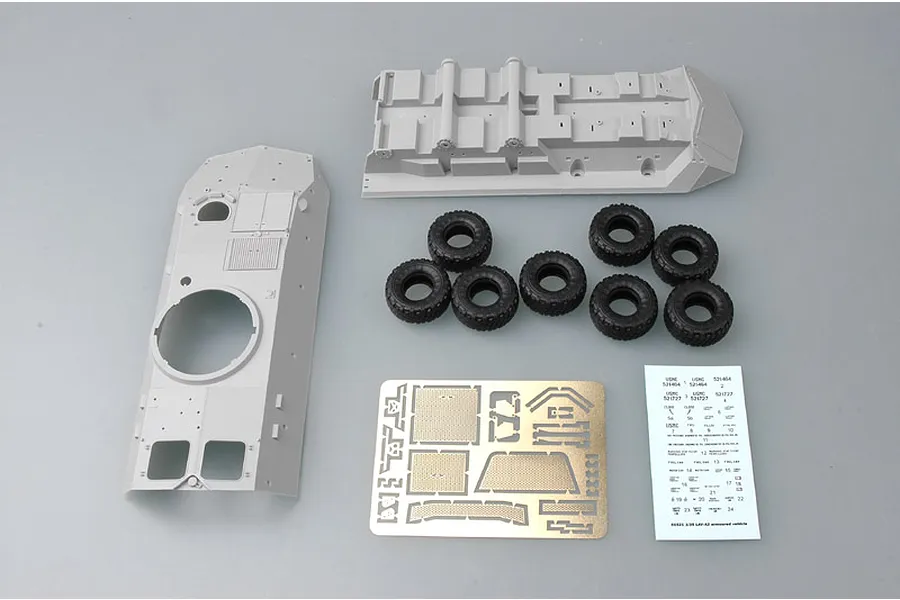 Trumpeter 1/35 LAV-A2 Armoured Vehicle Scaled Plastic Model Kit image 29037